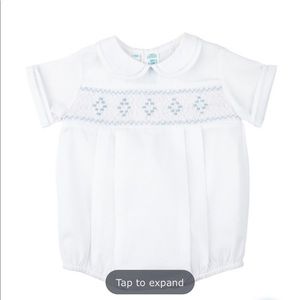 NWT Feltman Brothers Embroidered Diamond Creeper 6M